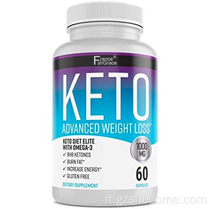 I migliori keto chetoni integrano le capsule di keto bruciatore grasso